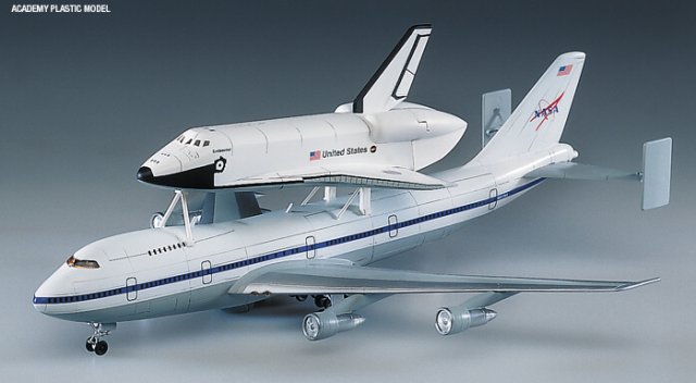 Shuttle & B747 (Academy 1:288)