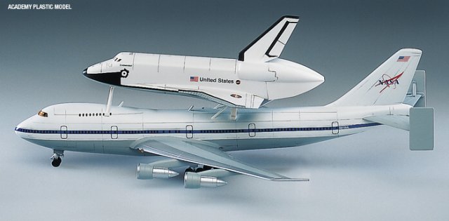 Shuttle & B747 (Academy 1:288)