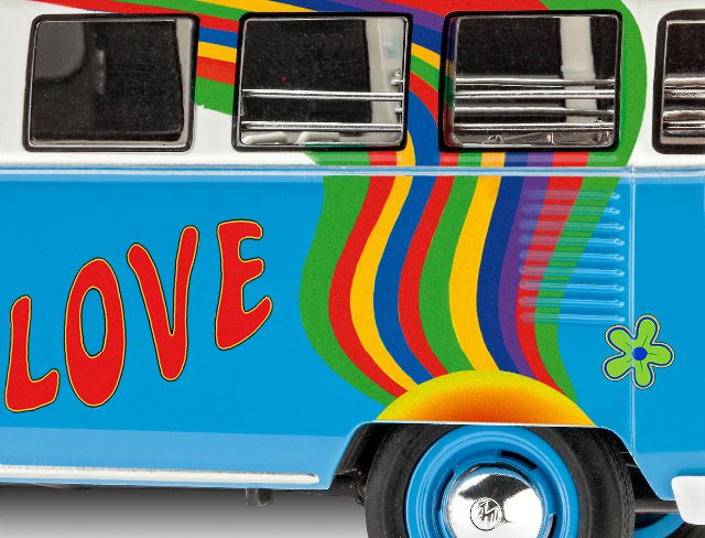 VW T1 Samba Bus Flower Power (Revell 1:24) 