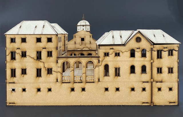 Diorama Montecassino 1944: Gustav Line Batte ( Italeri1:72)