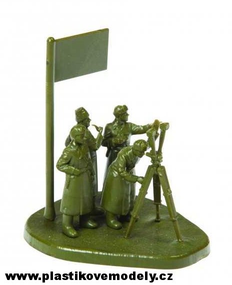 Wargames (WWII) figurky 6231 - Soviet headquarters in winter uniform (Zvezda 1:72) > 1:72