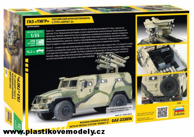 GAZ with AT missile system Kornet D (Zvezda 1:35)
