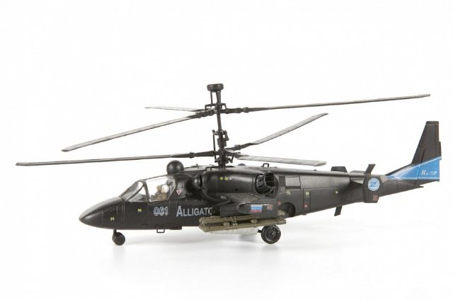 Kamov Ka-52 Alligator Combat Helicopter (Zvezda 1:72)