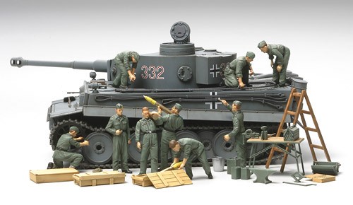 German Tank Crew Field Maintenance Set (WWII) (Tamiya 1:48)
