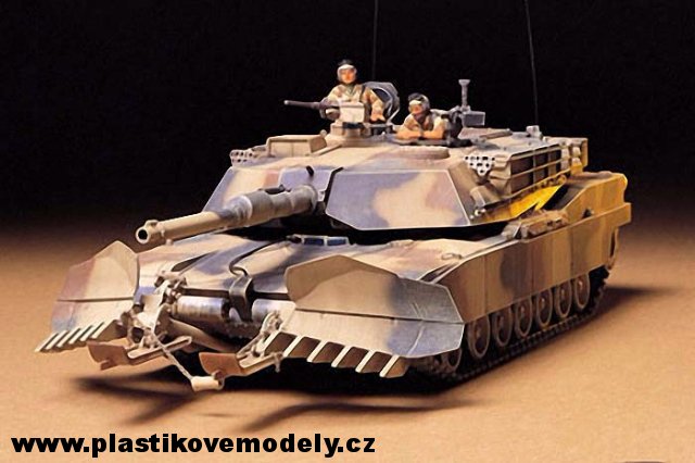 M1A1 Abrams w- Mine Plow (Tamiya 1:35)