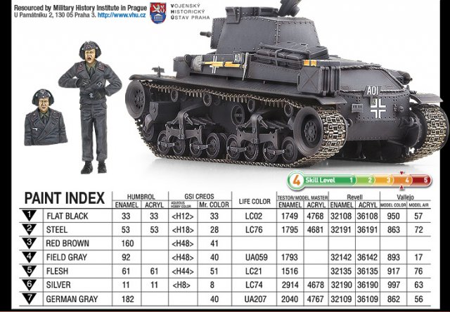 German Light Tank Pz.Kpfw. 35(t) (Academy 1:35)