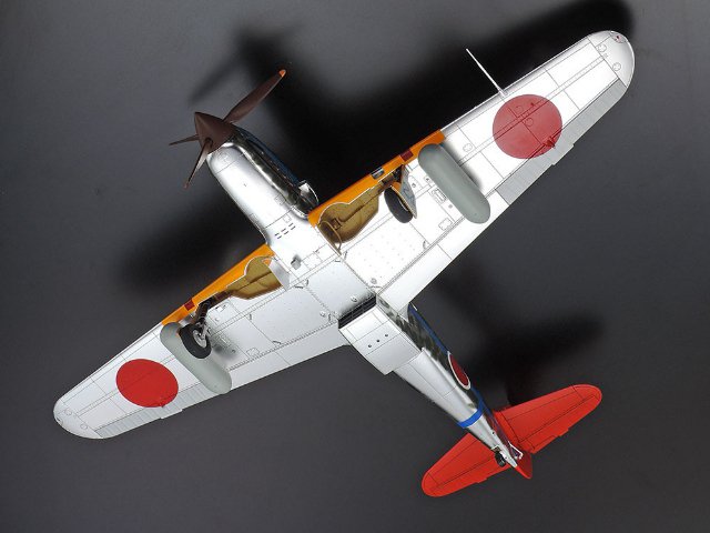 Kawasaki Ki-61-Id Hien (Tony) Silver Color Plated (w-Camo Decals)