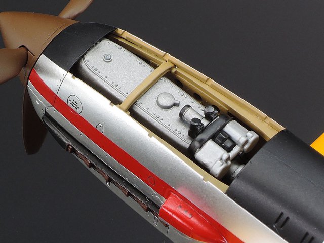Kawasaki Ki-61-Id Hien (Tony) Silver Color Plated (w-Camo Decals)