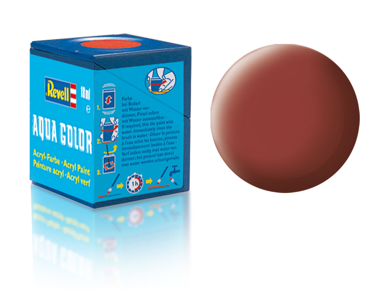 36137 - AQ Cihlově červená 18ml (Raddish Brown) 37
