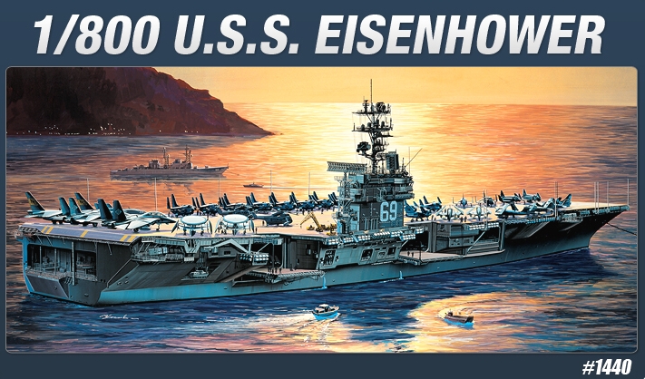 USS Eisenhower (Academy 1:800)