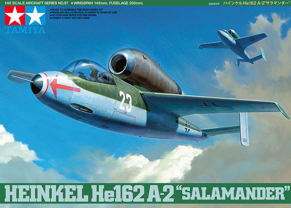 He 162A-2 Salamander (Tamiya 1:48)