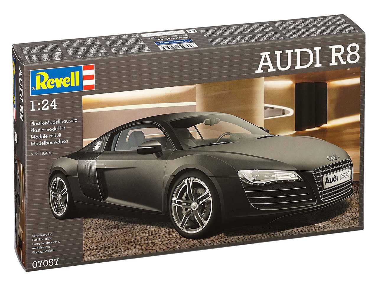 07057 -Audi R8 black (Revell 1:24)