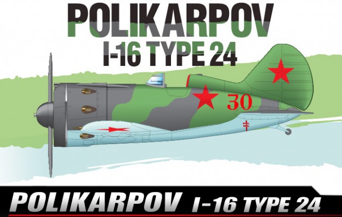 POLIKARPOV I-16 Type 24 (Academy 1:48)