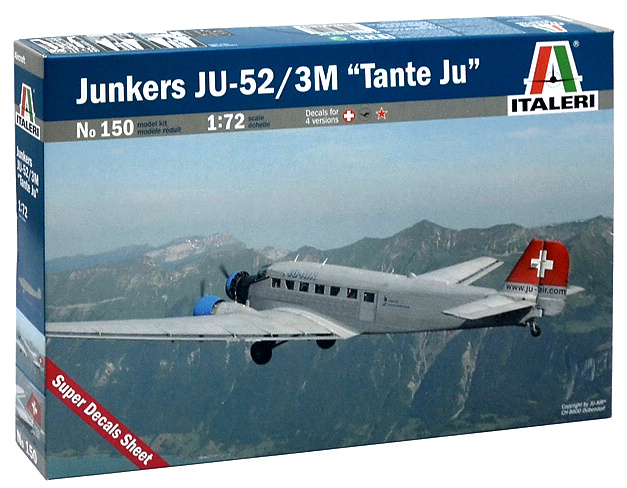 JUNKERS JU-52 3-m TANTE JU (Italeri 1:72)
