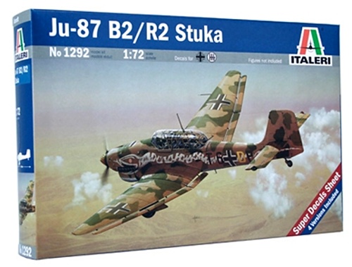 Letadlo JU-87 B-2-R-2 STUKA (Italeri 1:72)