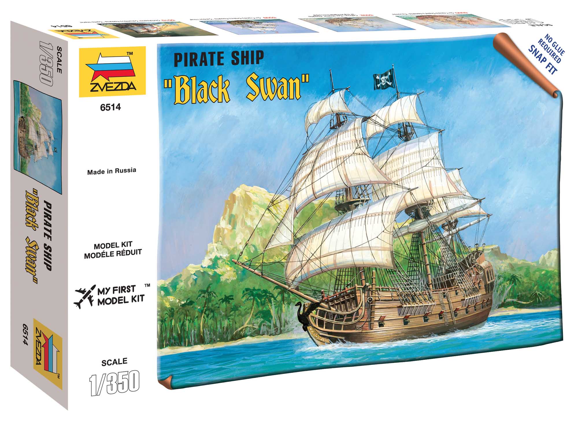Wargames (TS) loď 6514 - Black Swan (Zvezda 1:350)