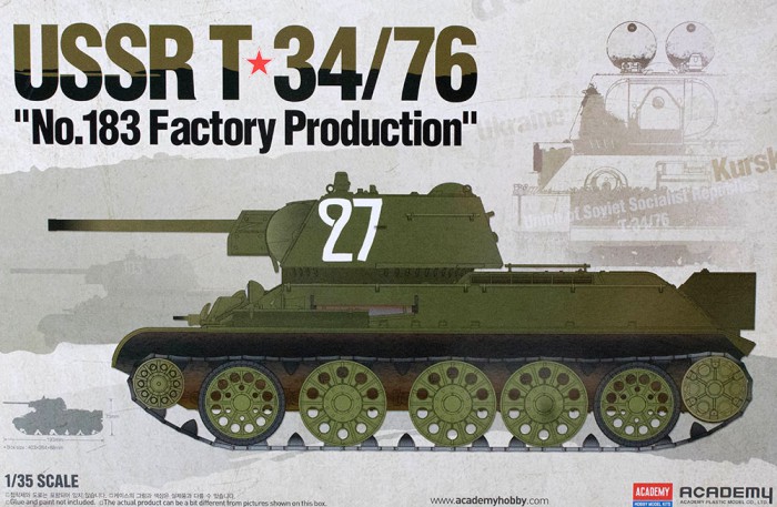 T-34/76 No.183 Factory Production (Academy 1:35)