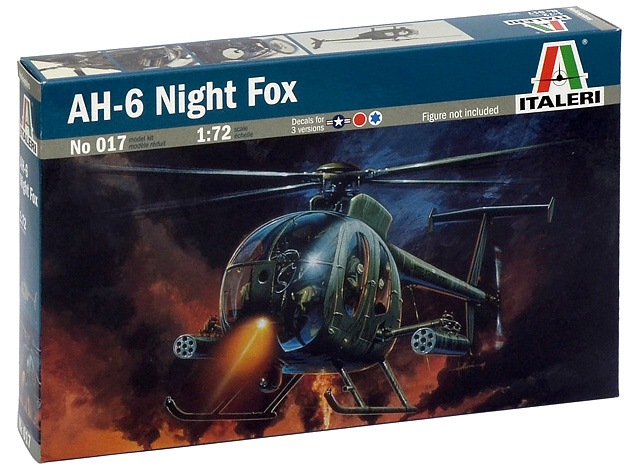 Vrtulník AH-6 NIGHT FOX (Italeri 1:72)