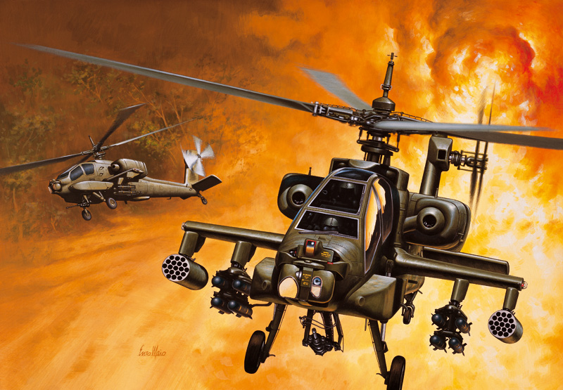 AH-64A APACHE (Italeri 1:72)