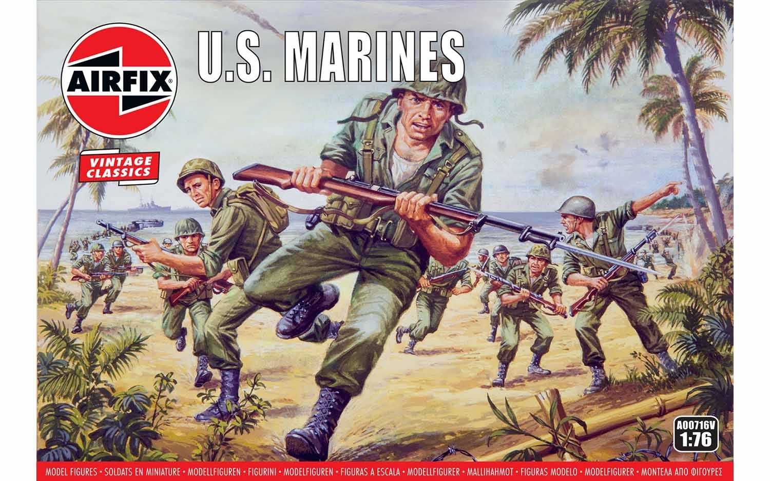 Figurky US Marines (Airfix 1:76)