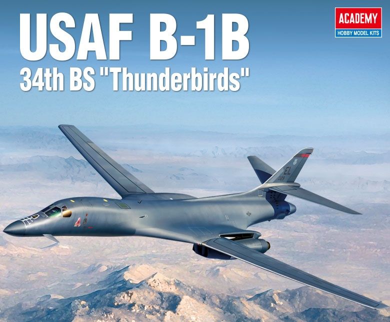 USAF B-1B 34th BS Thunderbirds MCP (Academy 1:144)