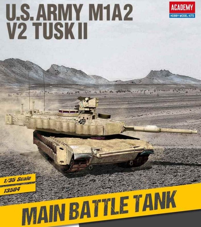 ABRAMS M1A2 V2 TUSK II (1:35)