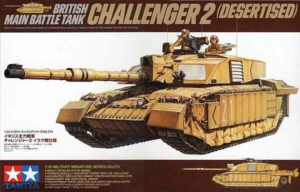 Challenger 2 (Desertised) (Tamiya 1:35)