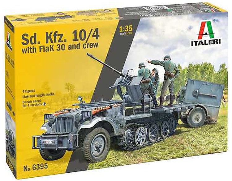 Sd.Kfz 10/4 with Flak 30 and Crew (1:35)