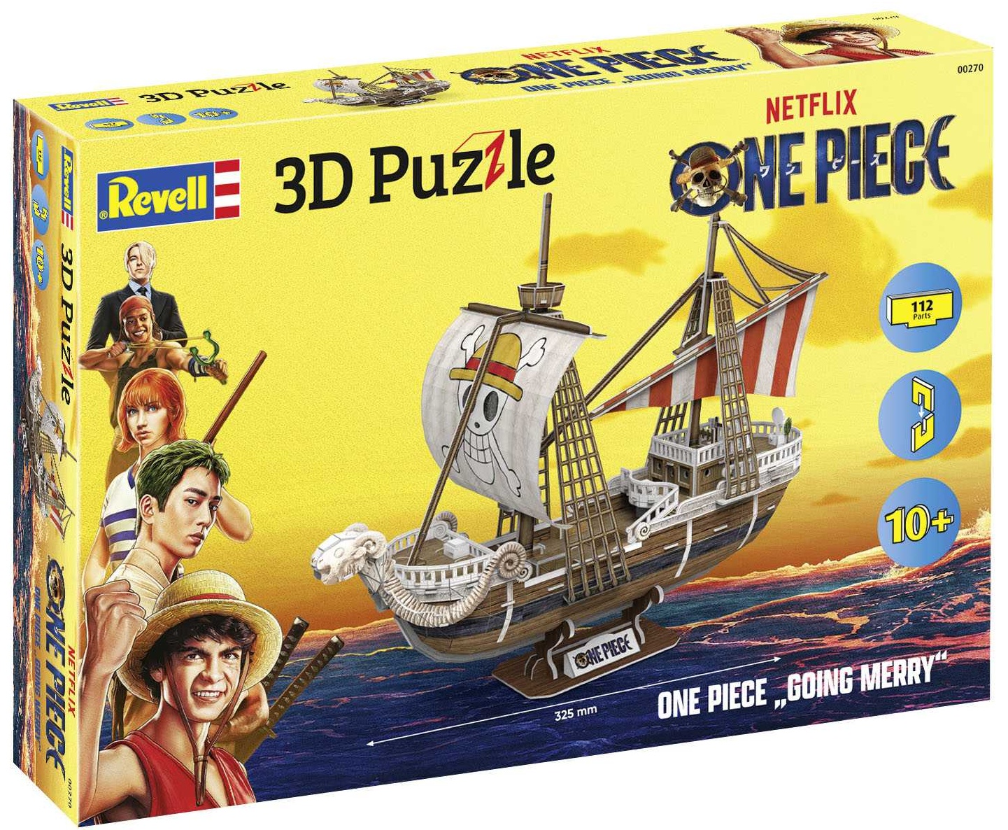 3D Puzzle REVELL - One Piece Flying Lamb/ Going Merry