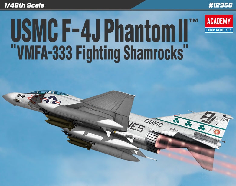USMC F-4J Phantom II "VMFA-333 Fighting Shamrocks" (1:48)