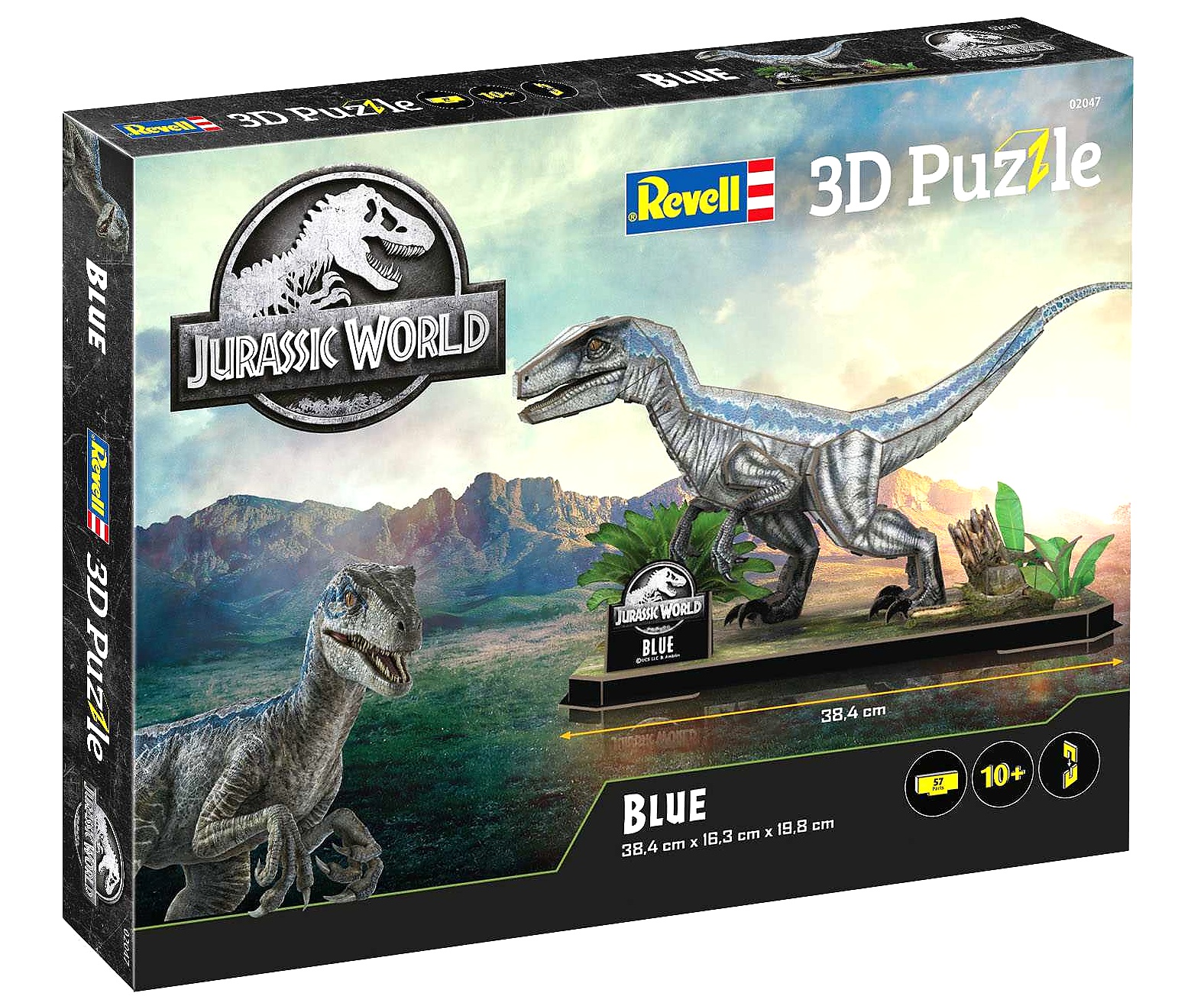 3D Puzzle REVELL - Jurassic World - Blue