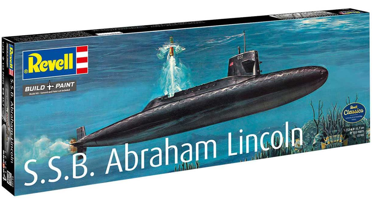 Ponorka - S.S.B. Abraham Lincoln with Interior (1:253)