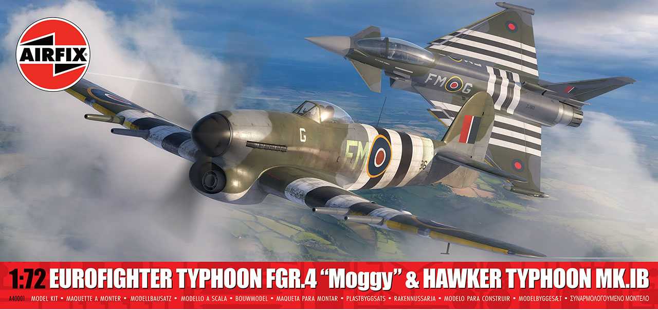 Eurofighter Typhoon FGR.4 (FMOG) + Hawker Typhoon Mk.Ib (Twin Pack) (1:72)