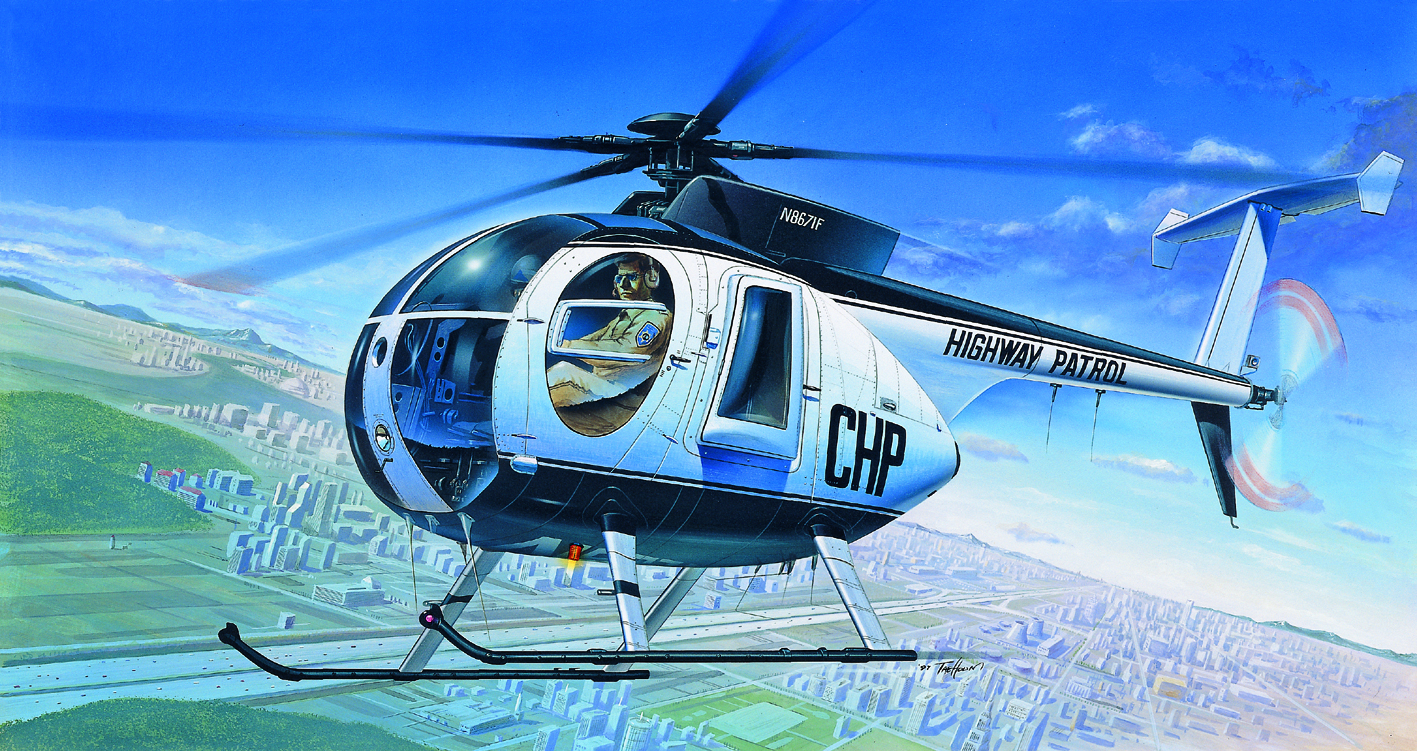 Hughes 500D Police (Academy 1:48)