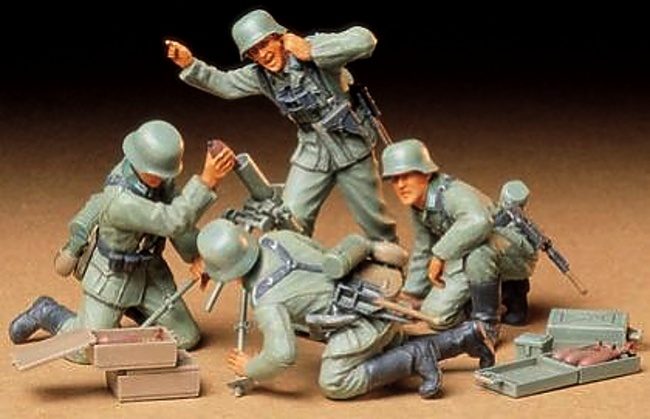 German (WWII) Infantry Mortar Team (Tamiya 1:35)