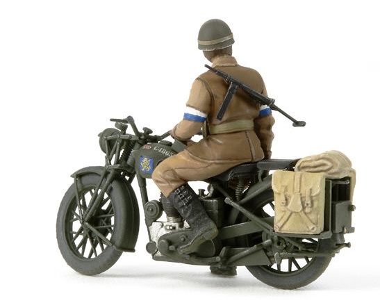 BSA M20 Vojenská policie(Tamiya 1:35)