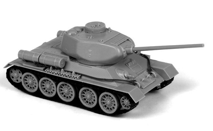 Snap Kit tank T-34/85 (Zvezda 1:72)