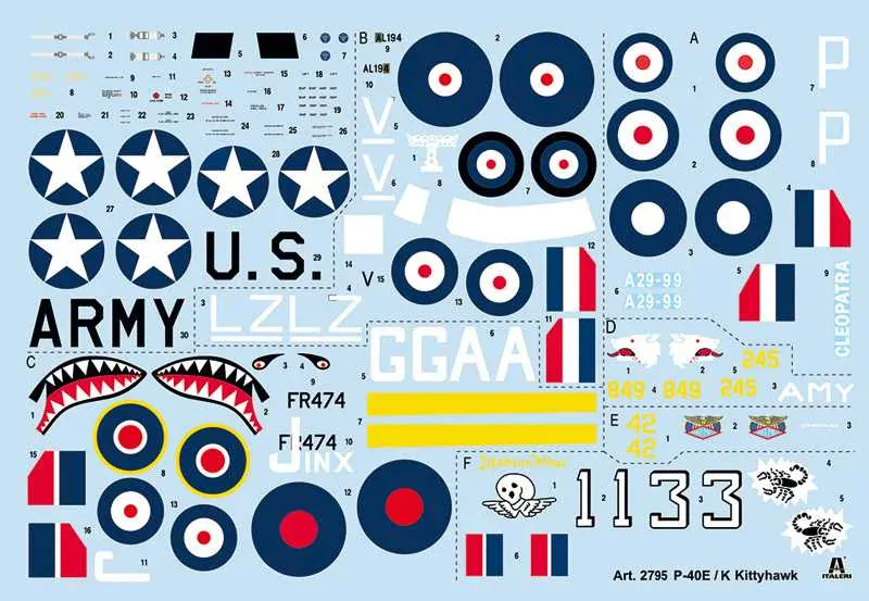 P-40E-K Kittyhawk (Italeri 1:48) 
