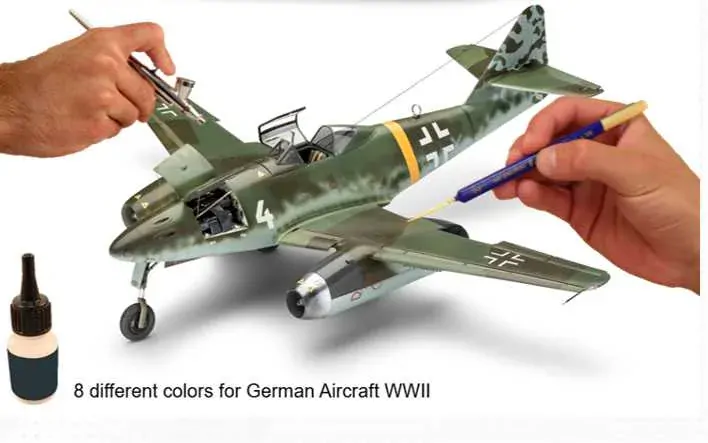 Sada barev Aqua Color - German Aircraft WWII (8 x 17ml)