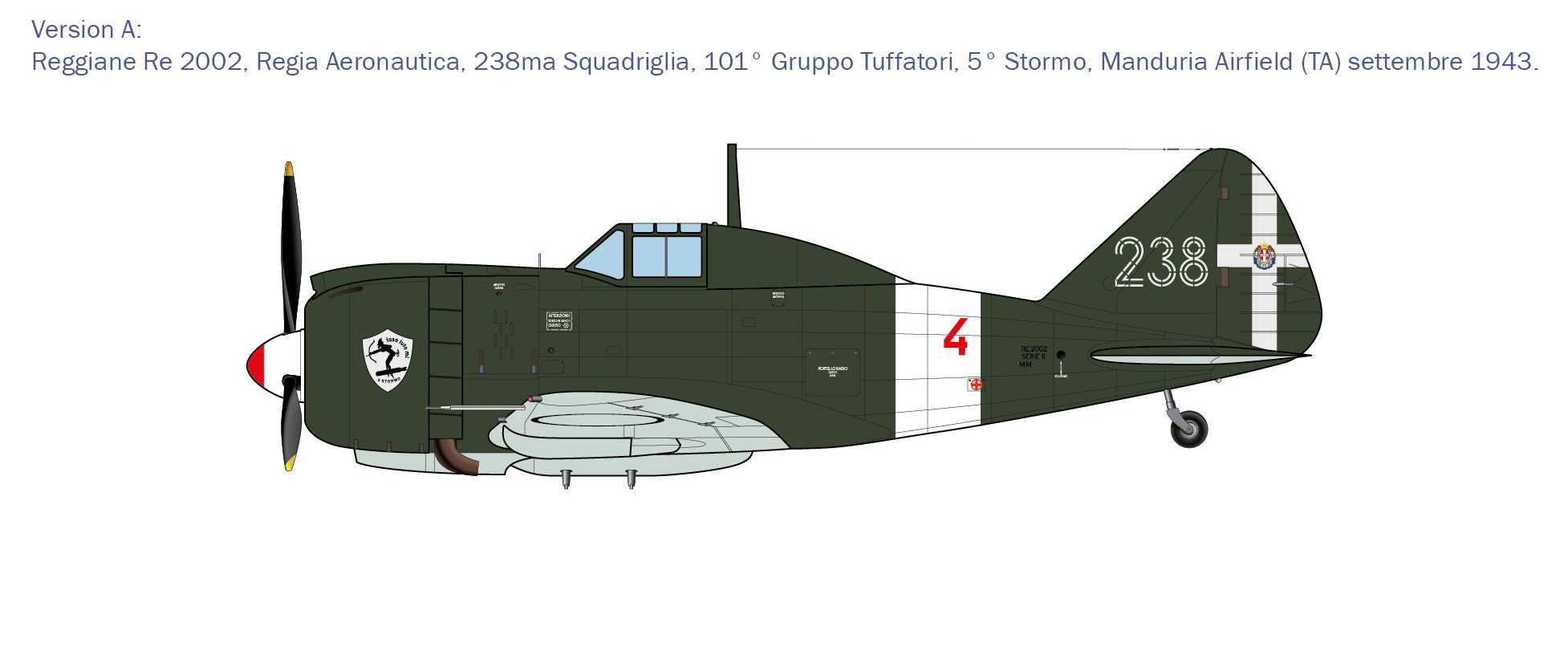 Reggiane Re.2002 Ariete (Italeri 1:72)
