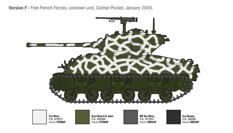 Sherman M4A3 Wet (Italeri 1:35)