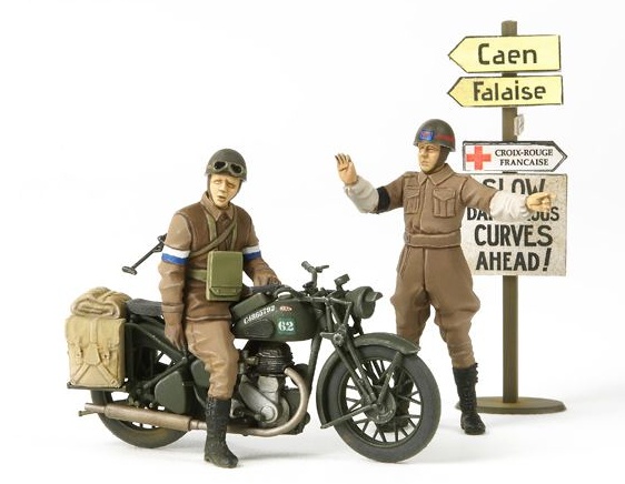 BSA M20 Vojenská policie(Tamiya 1:35)
