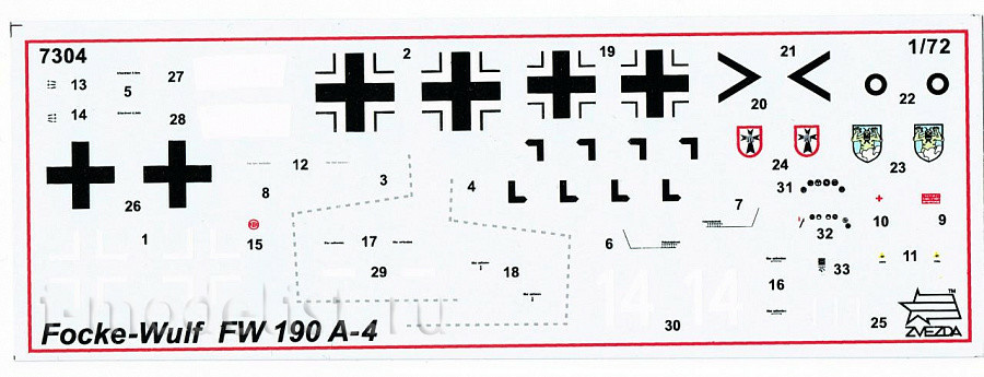 FockeWulf 190 A4 (Zvezda 1:72)