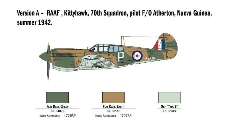 P-40E-K Kittyhawk (Italeri 1:48) 