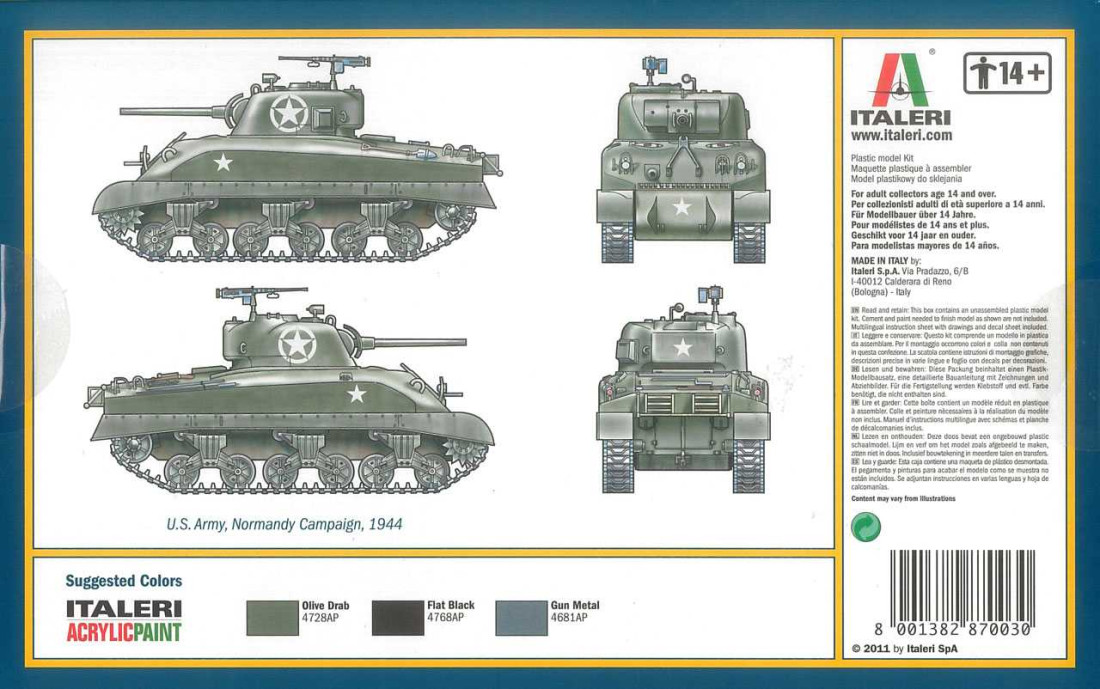 M4 SHERMAN (Italeri 1:72)