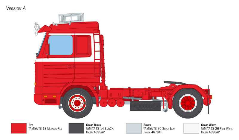 Scania R143 M500 Streamline 4x2 (Italeri 1:24)