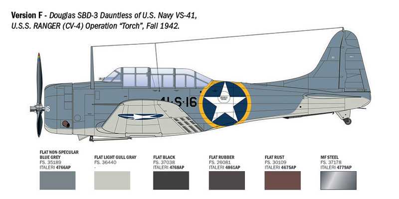 USN SBD-3 DAUNTLESS (1:48)