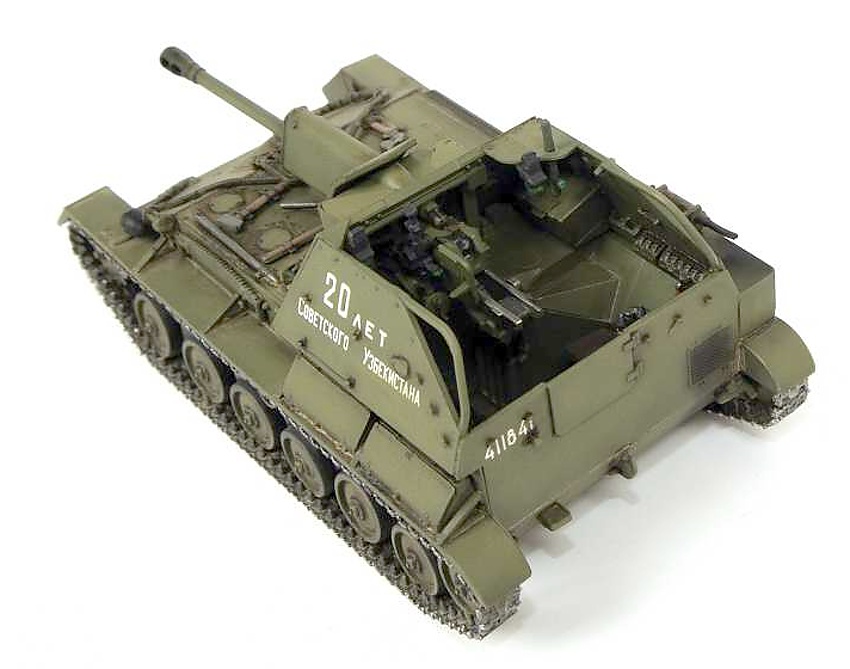 Soviet self-propelled gun SU-76M (1:72)