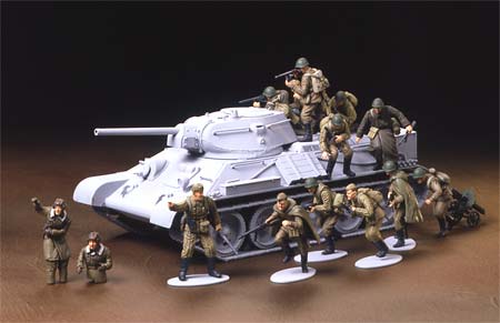 Russian Infantry+Tank Crew (Tamiya 1:48)