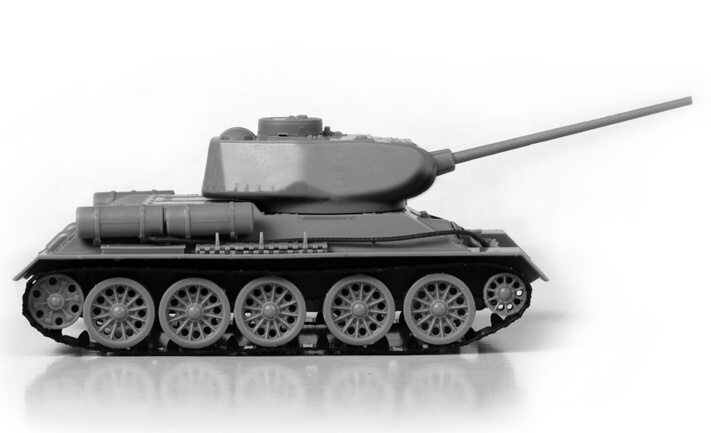 Snap Kit tank T-34/85 (Zvezda 1:72)